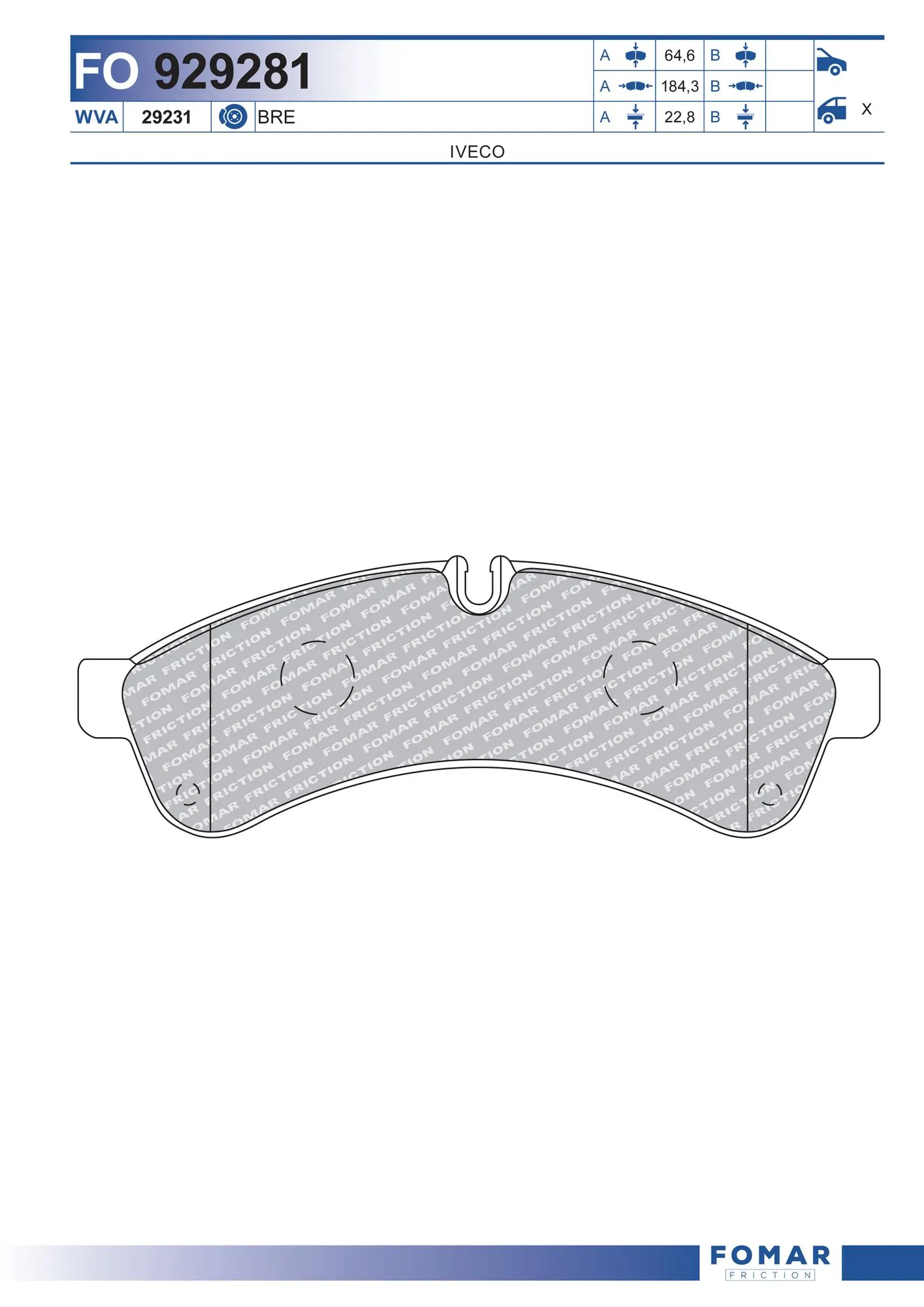 Brake Pad Set, disc brake